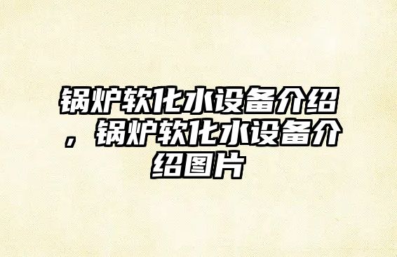 鍋爐軟化水設(shè)備介紹，鍋爐軟化水設(shè)備介紹圖片