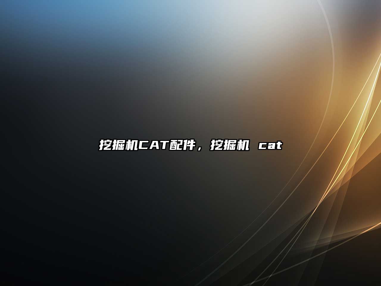 挖掘機CAT配件，挖掘機 cat