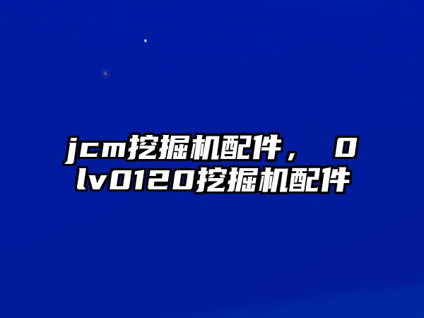 jcm挖掘機配件，ⅴ0lv0120挖掘機配件