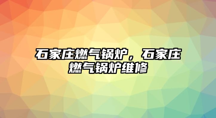 石家莊燃氣鍋爐，石家莊燃氣鍋爐維修