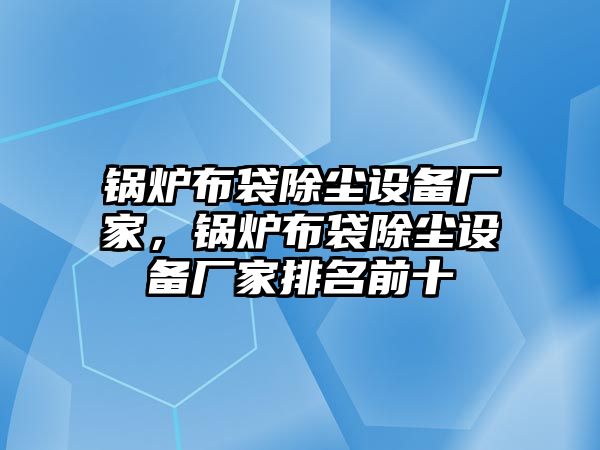 鍋爐布袋除塵設備廠家，鍋爐布袋除塵設備廠家排名前十