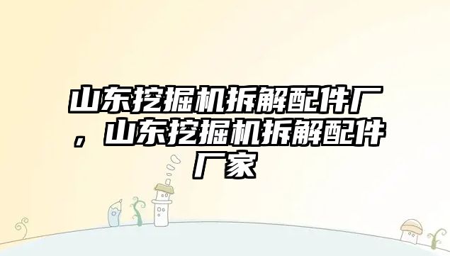 山東挖掘機拆解配件廠，山東挖掘機拆解配件廠家