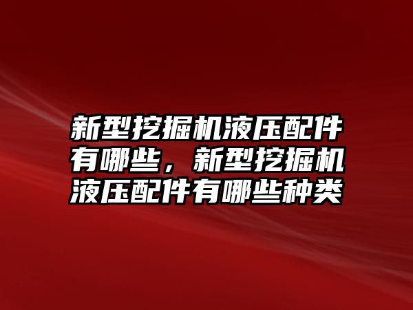 新型挖掘機(jī)液壓配件有哪些，新型挖掘機(jī)液壓配件有哪些種類(lèi)