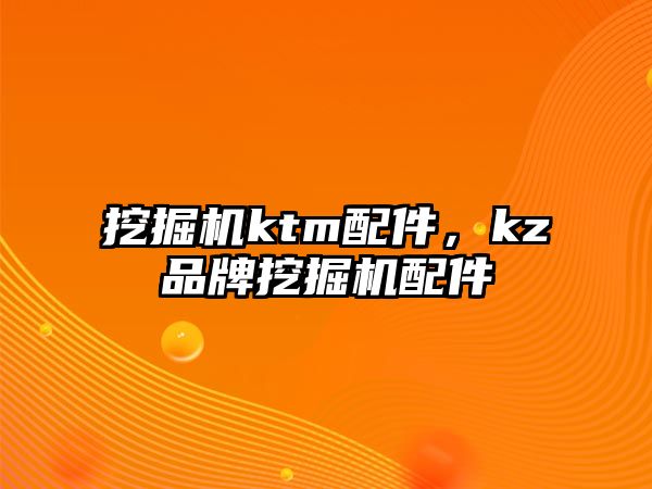 挖掘機ktm配件，kz品牌挖掘機配件