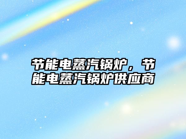 節能電蒸汽鍋爐，節能電蒸汽鍋爐供應商