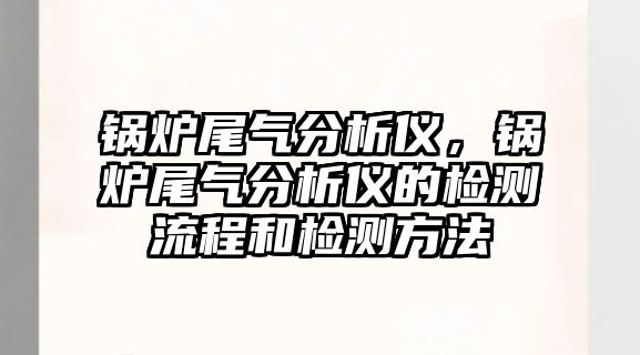 鍋爐尾氣分析儀，鍋爐尾氣分析儀的檢測流程和檢測方法