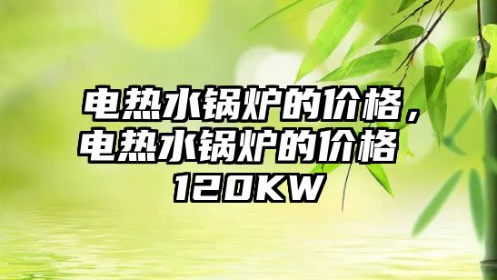 電熱水鍋爐的價格，電熱水鍋爐的價格 120KW