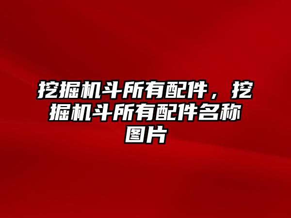 挖掘機斗所有配件，挖掘機斗所有配件名稱圖片