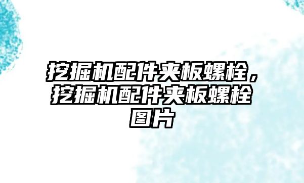 挖掘機(jī)配件夾板螺栓，挖掘機(jī)配件夾板螺栓圖片