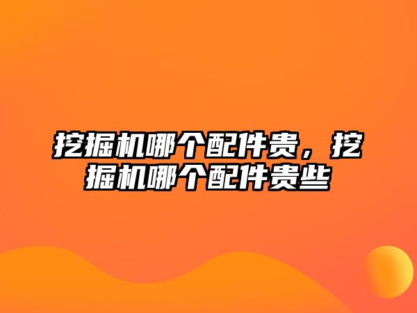 挖掘機哪個配件貴，挖掘機哪個配件貴些