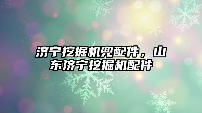 濟寧挖掘機兜配件，山東濟寧挖掘機配件