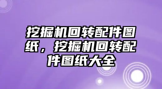 挖掘機回轉配件圖紙，挖掘機回轉配件圖紙大全