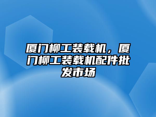 廈門柳工裝載機(jī)，廈門柳工裝載機(jī)配件批發(fā)市場(chǎng)