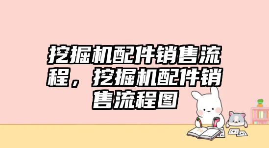 挖掘機配件銷售流程，挖掘機配件銷售流程圖