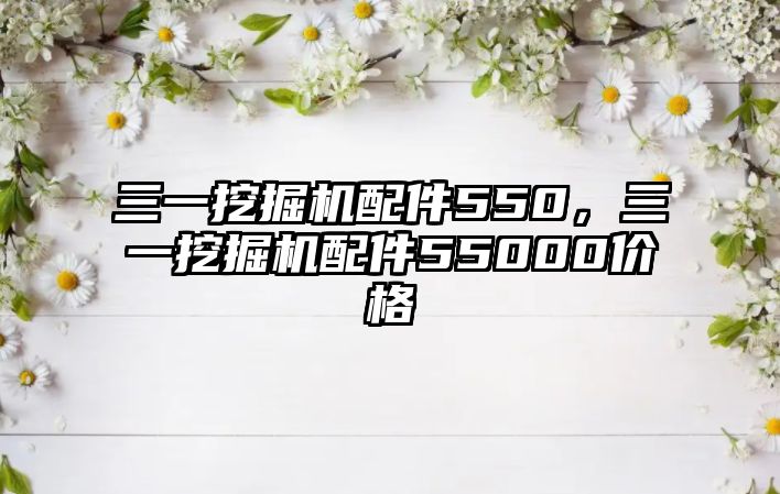 三一挖掘機(jī)配件550，三一挖掘機(jī)配件55000價(jià)格