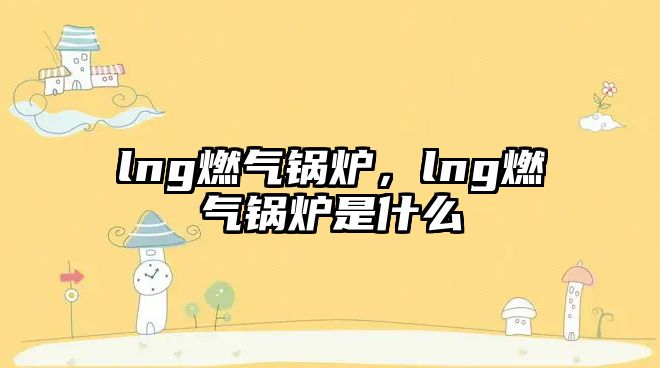 lng燃氣鍋爐，lng燃氣鍋爐是什么