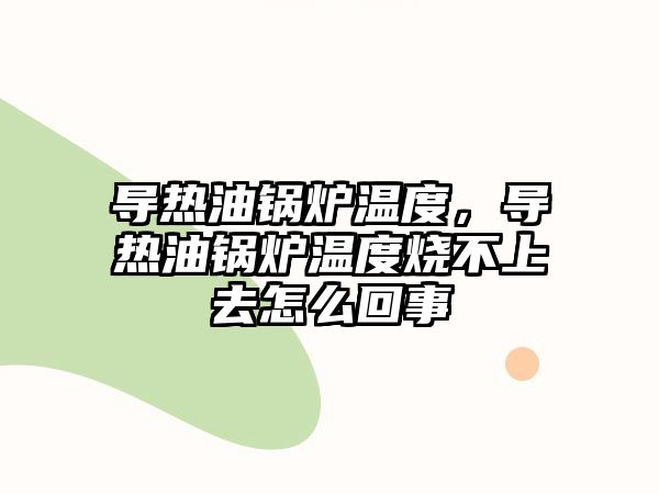 導熱油鍋爐溫度，導熱油鍋爐溫度燒不上去怎么回事