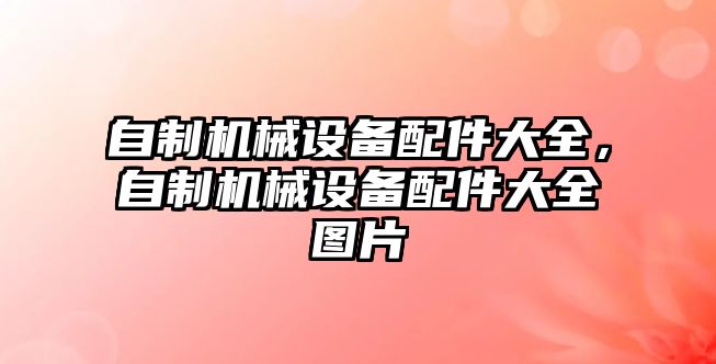 自制機(jī)械設(shè)備配件大全，自制機(jī)械設(shè)備配件大全圖片