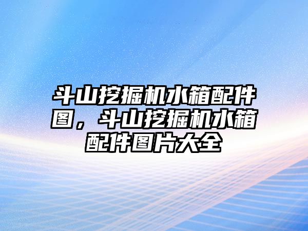 斗山挖掘機水箱配件圖，斗山挖掘機水箱配件圖片大全