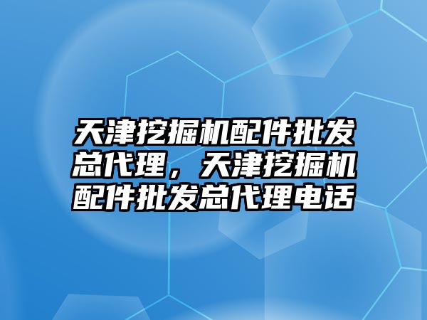 天津挖掘機配件批發總代理，天津挖掘機配件批發總代理電話