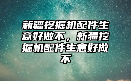 新疆挖掘機(jī)配件生意好做不，新疆挖掘機(jī)配件生意好做不