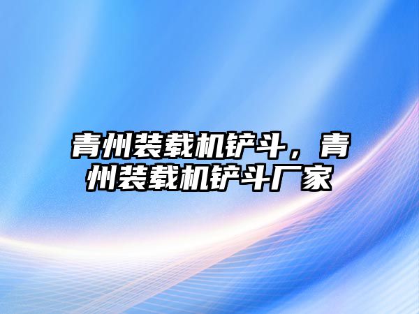 青州裝載機鏟斗，青州裝載機鏟斗廠家