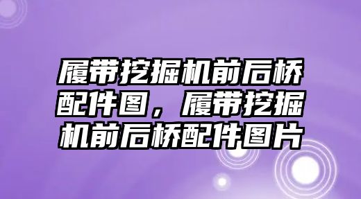 履帶挖掘機前后橋配件圖，履帶挖掘機前后橋配件圖片