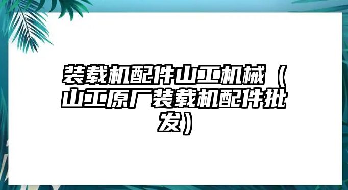 裝載機配件山工機械（山工原廠裝載機配件批發）