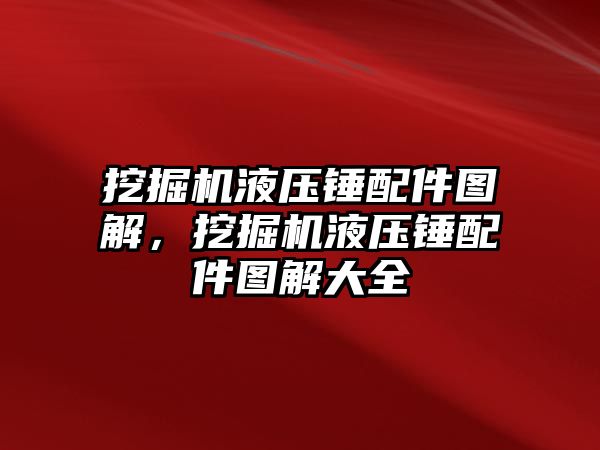 挖掘機液壓錘配件圖解，挖掘機液壓錘配件圖解大全