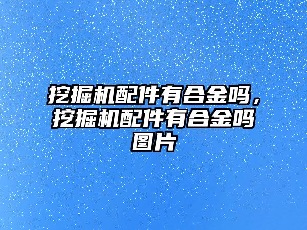 挖掘機配件有合金嗎，挖掘機配件有合金嗎圖片