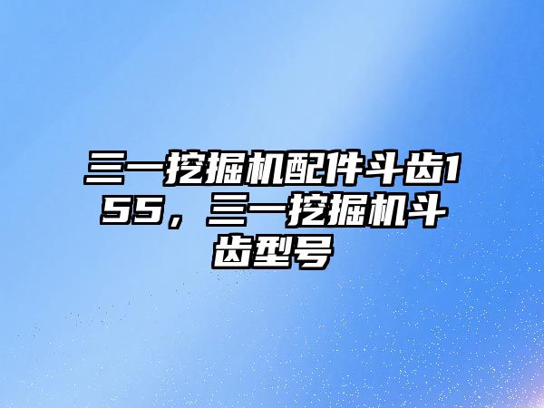 三一挖掘機配件斗齒155，三一挖掘機斗齒型號