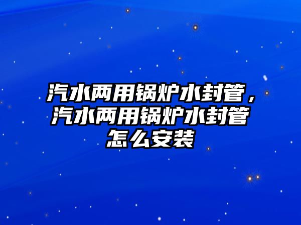 汽水兩用鍋爐水封管，汽水兩用鍋爐水封管怎么安裝