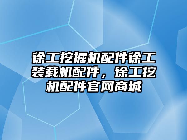 徐工挖掘機配件徐工裝載機配件，徐工挖機配件官網商城