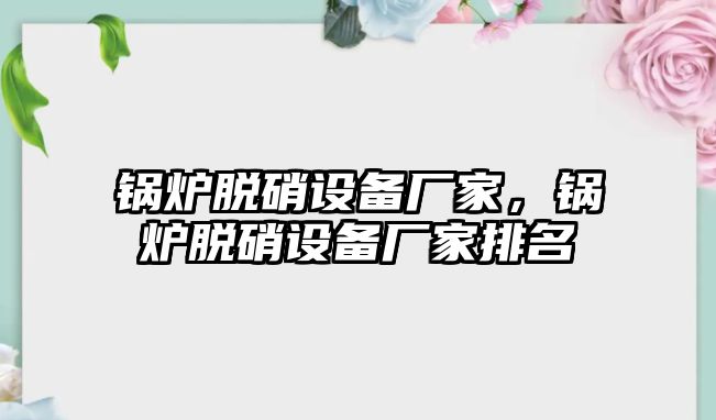 鍋爐脫硝設備廠家，鍋爐脫硝設備廠家排名