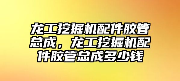 龍工挖掘機配件膠管總成，龍工挖掘機配件膠管總成多少錢