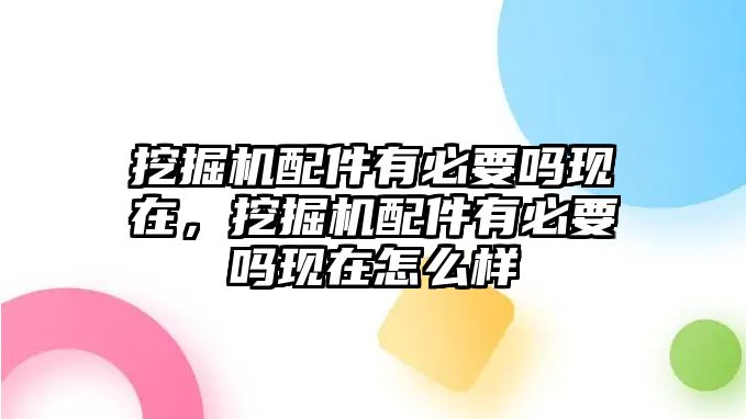 挖掘機配件有必要嗎現在，挖掘機配件有必要嗎現在怎么樣