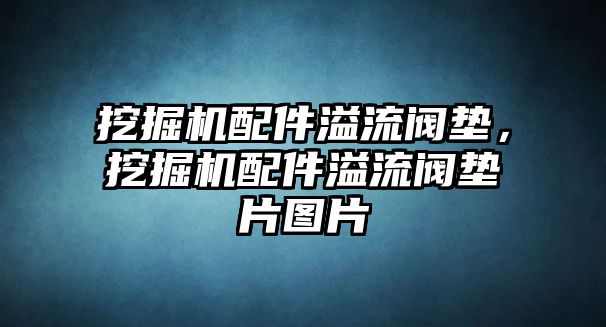 挖掘機配件溢流閥墊，挖掘機配件溢流閥墊片圖片