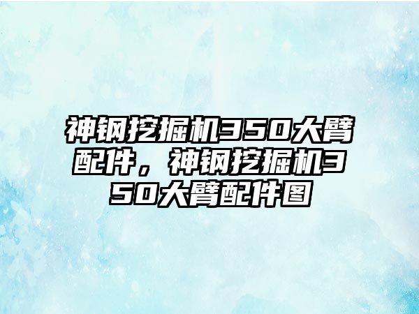 神鋼挖掘機(jī)350大臂配件，神鋼挖掘機(jī)350大臂配件圖