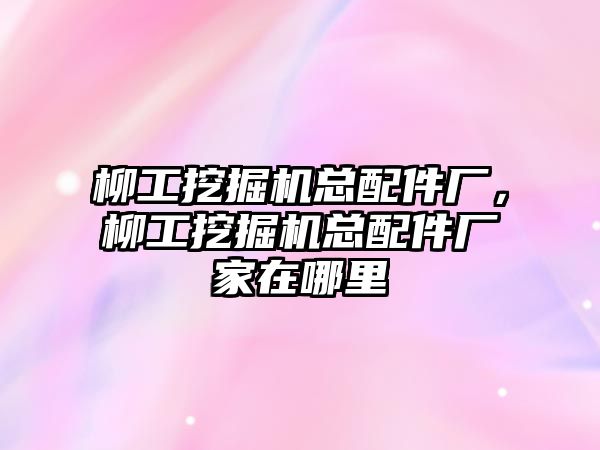 柳工挖掘機總配件廠，柳工挖掘機總配件廠家在哪里