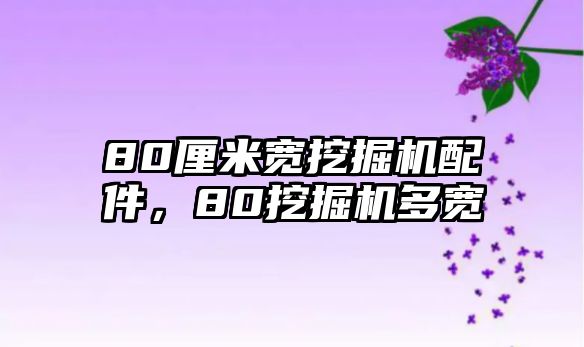 80厘米寬挖掘機(jī)配件，80挖掘機(jī)多寬