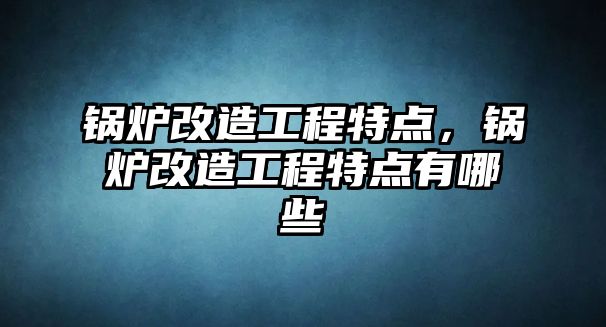 鍋爐改造工程特點，鍋爐改造工程特點有哪些