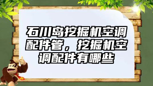 石川島挖掘機(jī)空調(diào)配件管，挖掘機(jī)空調(diào)配件有哪些