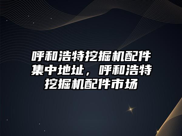 呼和浩特挖掘機配件集中地址，呼和浩特挖掘機配件市場