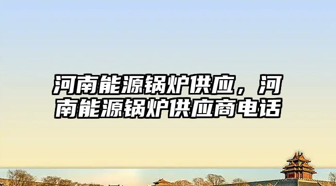 河南能源鍋爐供應，河南能源鍋爐供應商電話