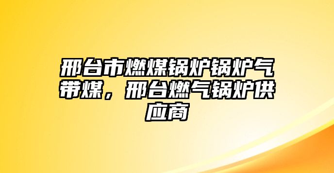 邢臺市燃煤鍋爐鍋爐氣帶煤，邢臺燃氣鍋爐供應商