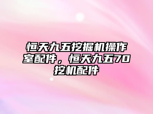 恒天九五挖掘機操作室配件，恒天九五70挖機配件