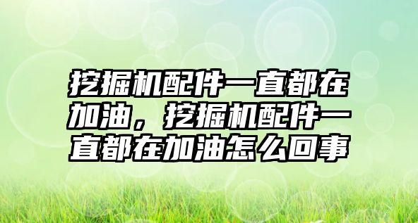 挖掘機(jī)配件一直都在加油，挖掘機(jī)配件一直都在加油怎么回事