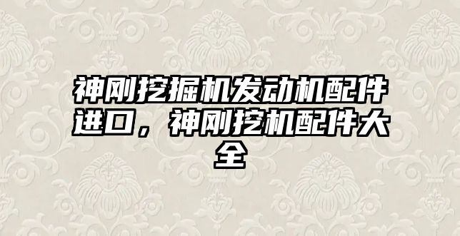 神剛挖掘機發動機配件進口，神剛挖機配件大全