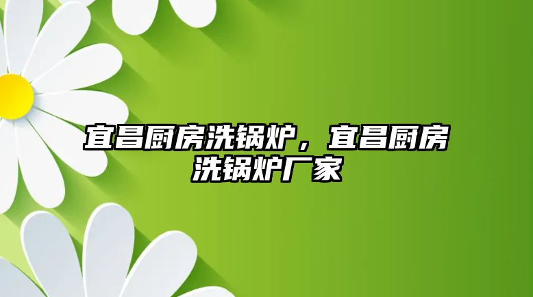 宜昌廚房洗鍋爐，宜昌廚房洗鍋爐廠家