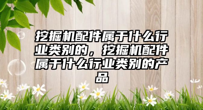 挖掘機配件屬于什么行業類別的，挖掘機配件屬于什么行業類別的產品